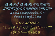 Just Peachy Script Typeface, a Handwritten Font by graphiklee (Thumbnail 7 of 8)