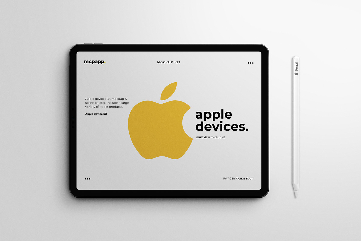 Apple Devices Mockup Kit, a Pens & Pencil Mockup by Catkie - Digital Art (Photo 16 of 26)