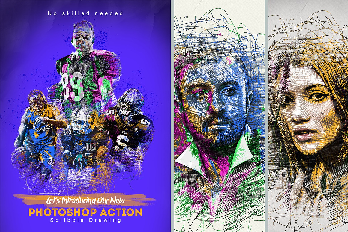 Scribble Drawing Plugin, an Action Add-On by MRI STUDIO (Photo 1 of 12)