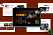 Chocolate - Food Powerpoint, a Presentation Template by Deepslide Studio (Thumbnail 1 of 6)