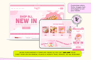 Bakery Squarespace Template 7.1