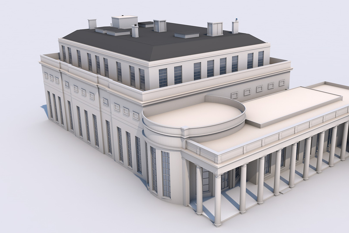 The White House Complex Washington L, an Architecture 3D Model by multimedia4ds (Photo 9 of 16)