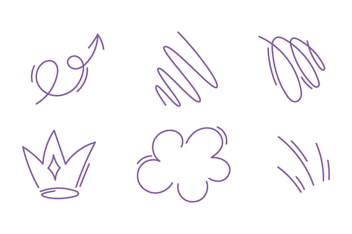 Collection of hand-drawn doodles, an Illustration by Ilia Design (Photo 4 of 4)