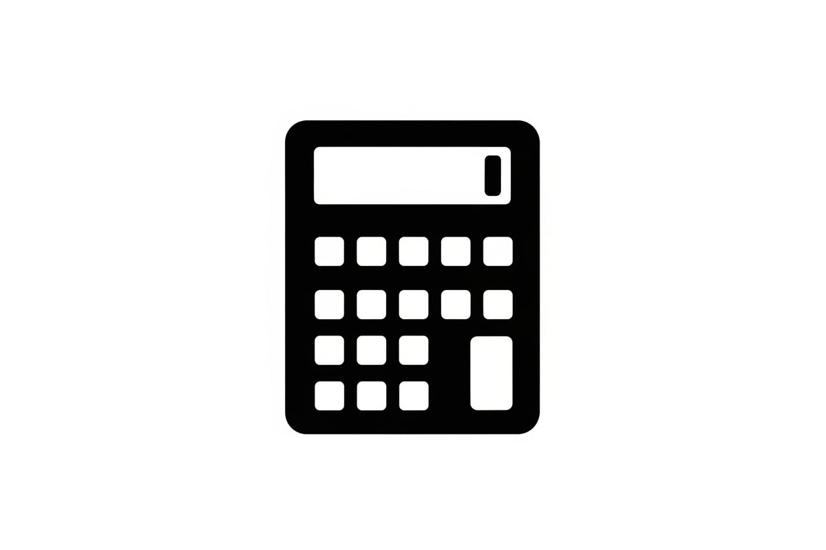 Minimal Calculator Finance Silhouett, a Graphic by hafijul (Photo 8 of 11)