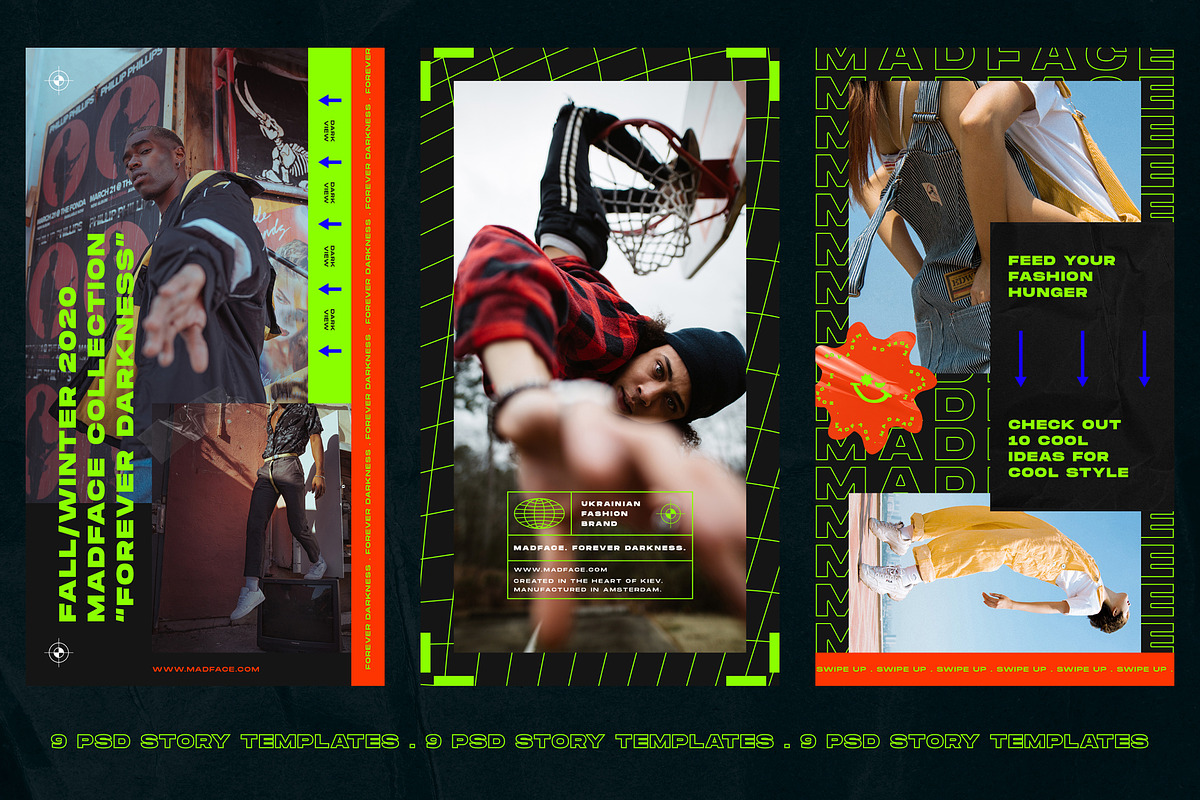Madface - Instagram Posts&Stories, a Social Media Template by Andrew Skoch Design (Photo 5 of 8)