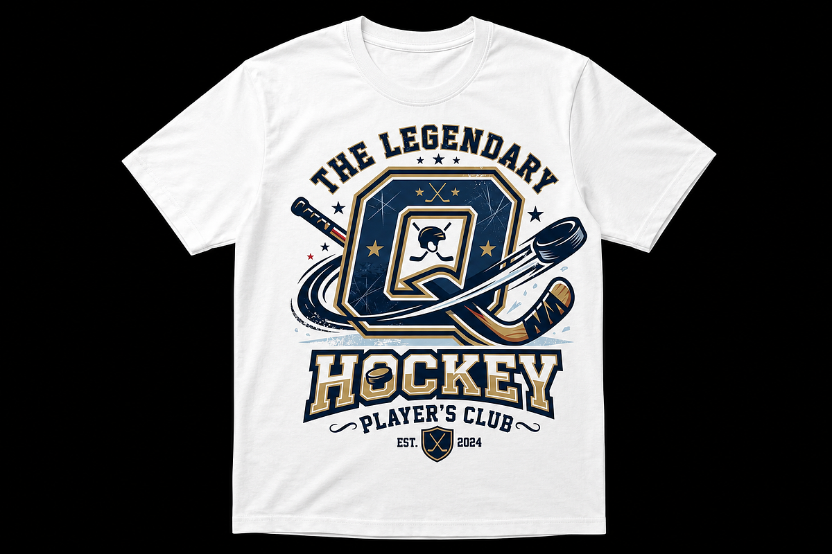 Vintage Hockey Legend Sports Logo, an Object Graphic by Artivon (Photo 2 of 3)