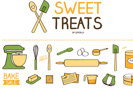 Sweet Treats Baking & Kitchen Icons