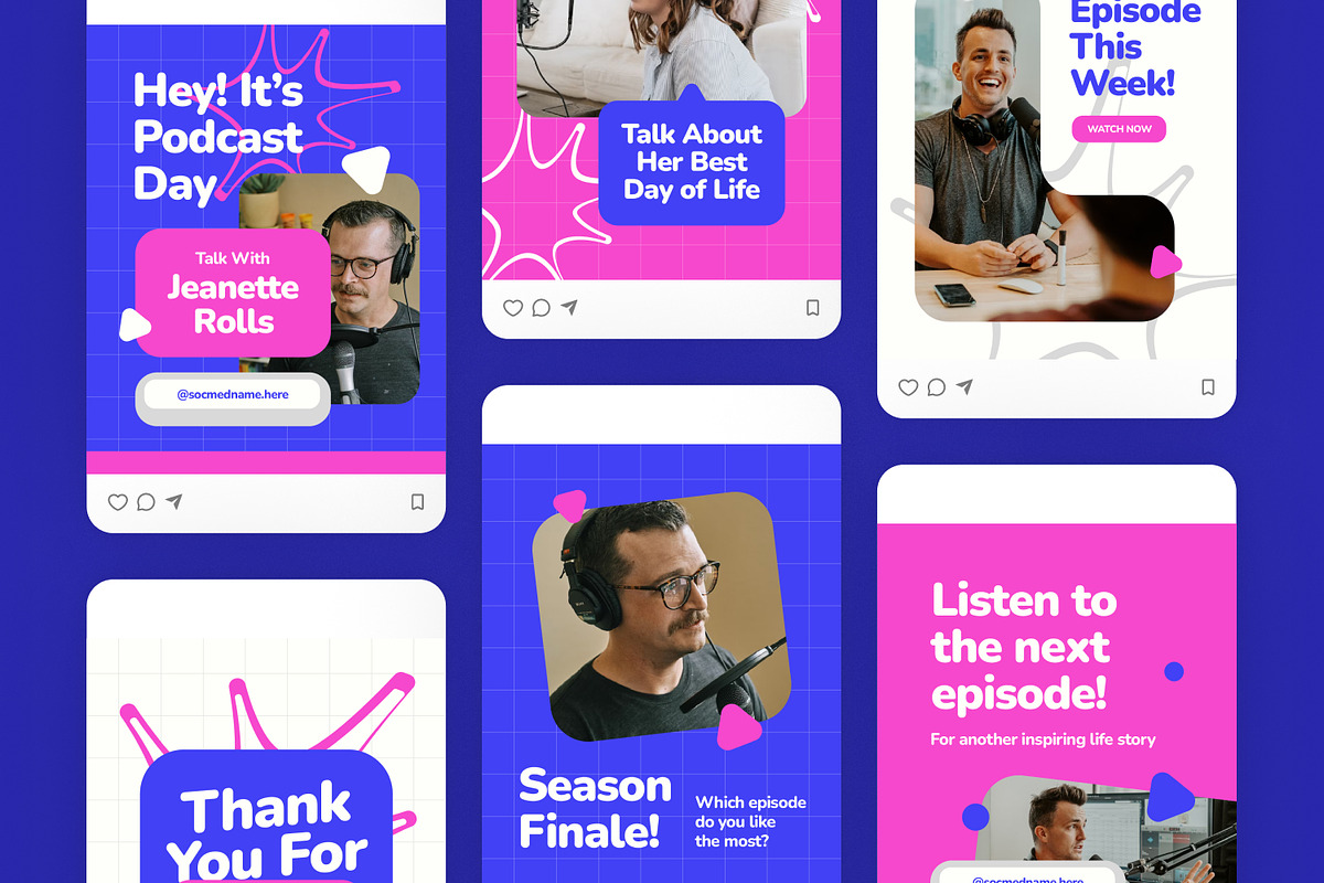 Podcast - Instagram Post, a Resume Template by Izdihaar_Studio (Photo 3 of 3)