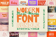 Modern Must-Haves Font Bundle, a Handwritten Font by BilberryCreates (Thumbnail 1 of 41)