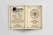 Vintage Funeral Program Template, a Brochure Template by Jaisivakumar (Thumbnail 3 of 6)