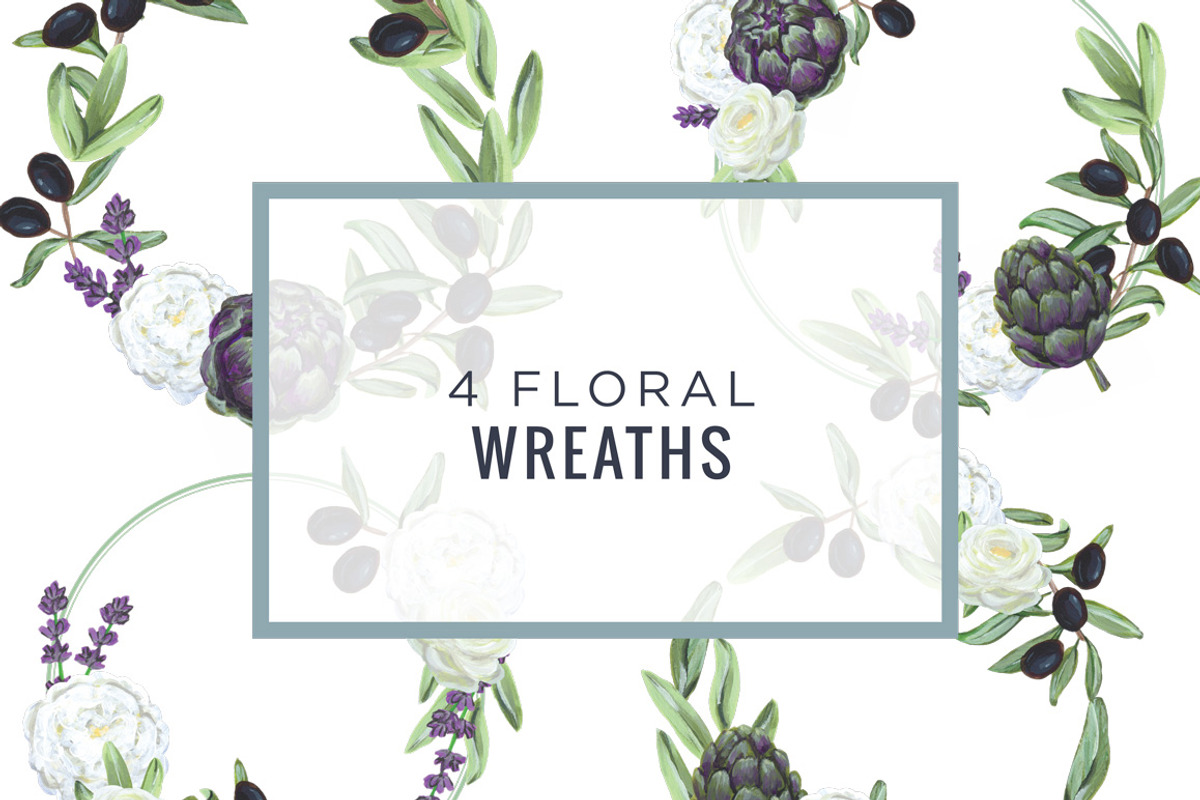 Artichoke & Olive Floral Design Kit, an Illustration by Relish Designs (Photo 3 of 6)