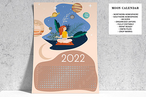 Moon Calendar 2022 Calm