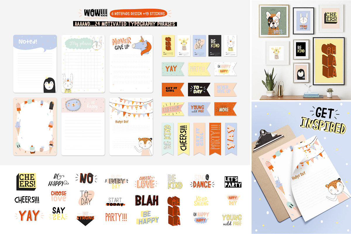 BUNDLE STATIONERY planners calendars, an Object Graphic by Ruslana Lubenets (Photo 56 of 96)