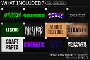 12 Text Effect Templates, a Brushes & More by iDoodle Studio (Thumbnail 2 of 6)