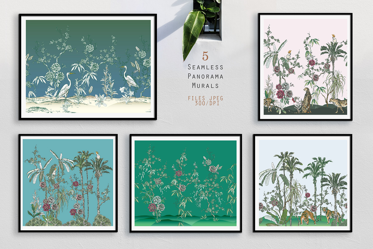 Chinoiserie Seamless Panoramas, an Illustration by Irina Dolgikh (Photo 3 of 17)