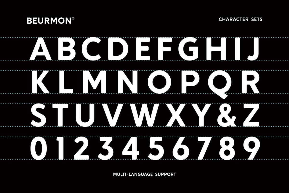 Trade - Round Geometric Font, a Sans Serif Font by Luna Shop (Photo 2 of 4)