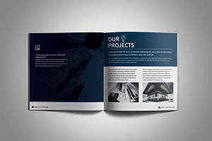 Corporate Square Brochure Template