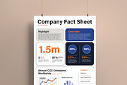 Company Fact Sheet Template, a Flyer Template by MightyDesign (Thumbnail 4 of 8)