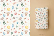 Space Penguin Clipart & Patterns, a Pattern Graphic by Lagniappe Art (Thumbnail 9 of 15)