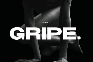 Gripe Typeface