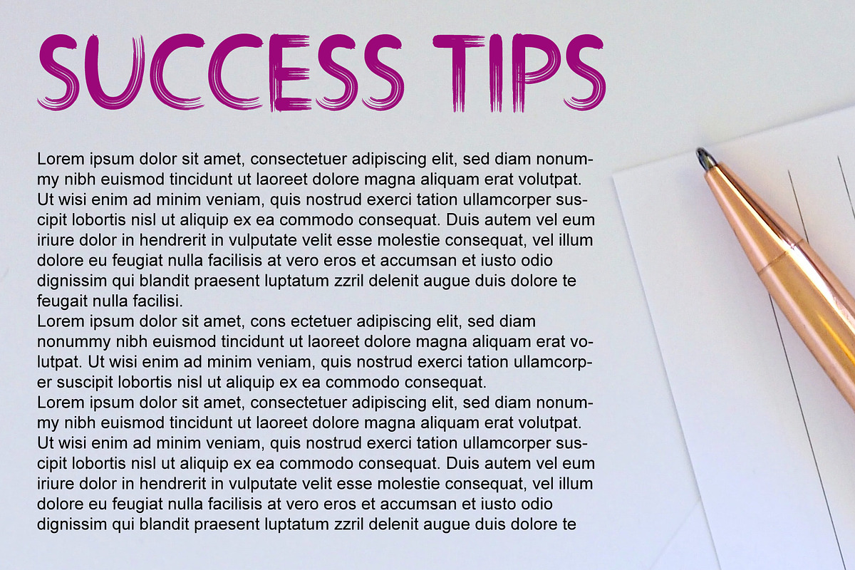 Magic Brush Fonts, a Script Font by Bercreative (Photo 7 of 7)