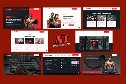 GymFitness – Modern Fitness Website
