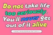 CS Rifage – Bold Font, a Sans Serif Font by Craft Supply Co. (Thumbnail 3 of 8)