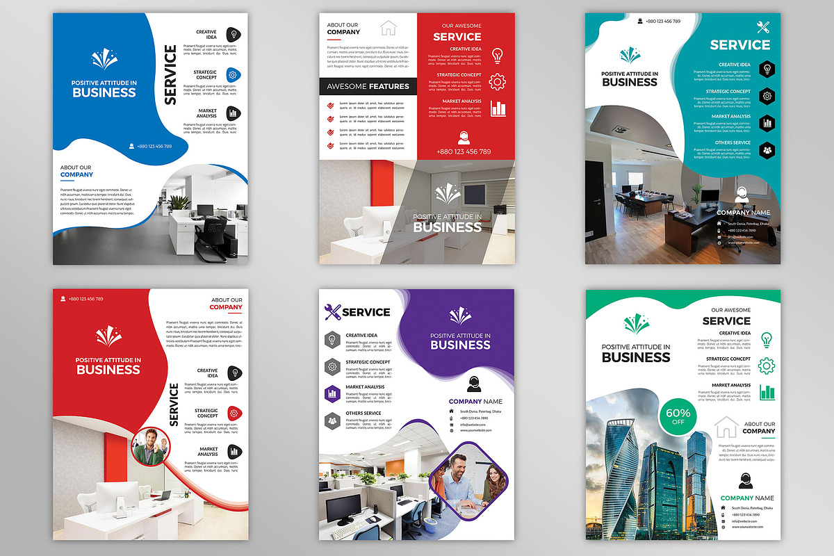 Corporate Business Flyers Bundle, a Flyer Template by Imagine Design Studio (Photo 7 of 34)