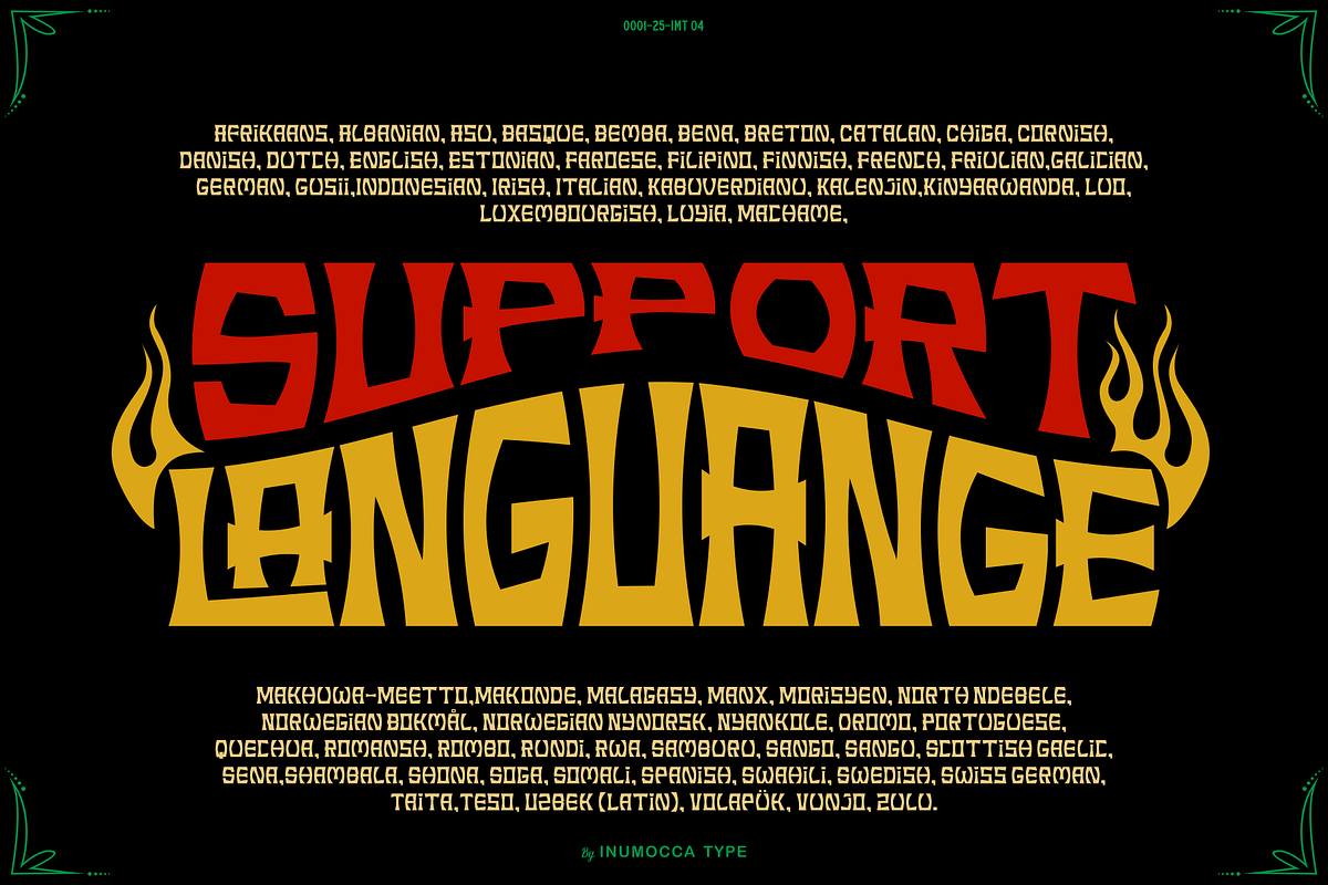 Rebel Kulture + Free Vector Set, a Serif Font by inumocca_type (Photo 10 of 13)