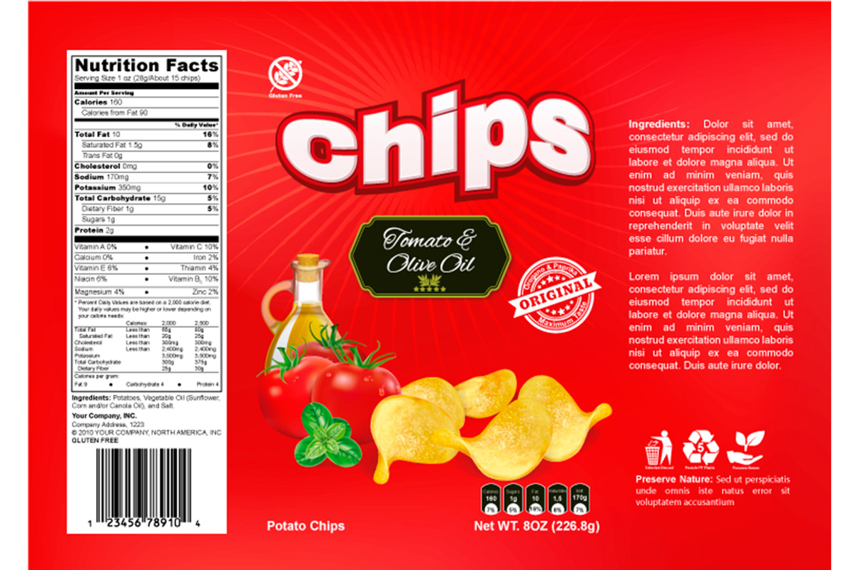 Chips Mockup and Template Packaging, a Packaging Mockup by rogeriomarcos (Photo 8 of 14)