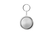 Vector Keychain with Ring and Chain., an Object Graphic by Gomolach (Thumbnail 2 of 3)