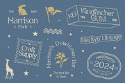 Neckyn Vintage, a Serif Font by Craft Supply Co. (Thumbnail 7 of 8)