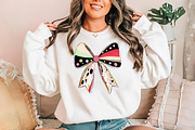 Christmas Coquette Bow Png, a Seasonal Illustration by YA Design (Thumbnail 2 of 4)