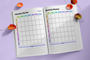 Rainbow Undated Planner (Full Year), a Stationery Template by Mustafiz (Thumbnail 6 of 10)