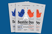 Bastille Day Celebration Flyer, a Flyer Template by Gumico Studio. (Thumbnail 2 of 3)