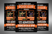 Rock Club Flyer, a Flyer Template by Creativenauts (Thumbnail 1 of 4)