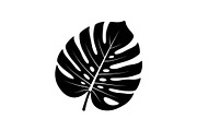 Monstera Leaf Silhouette Bundle, an Illustration by yasushie (Thumbnail 17 of 31)