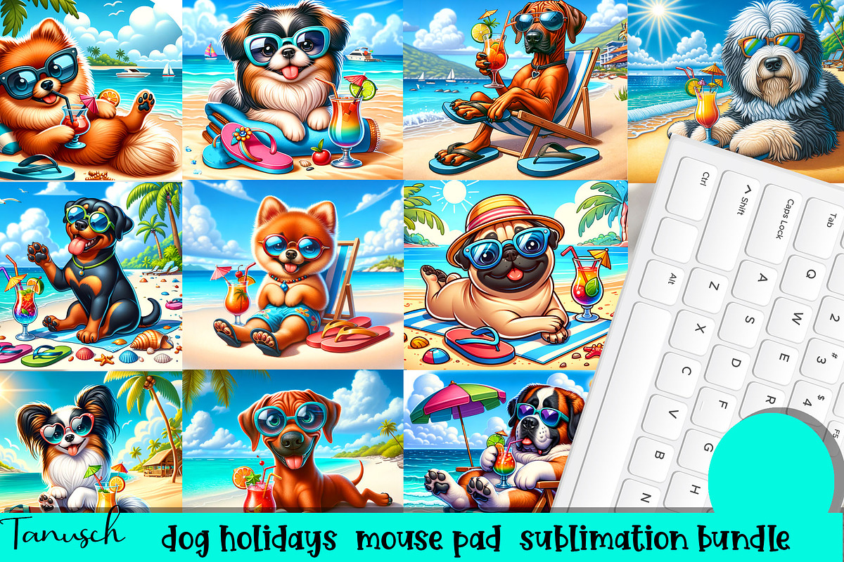 holiday dog breeds mega bundle, an Animal Illustration by TanuschArts (Photo 21 of 24)