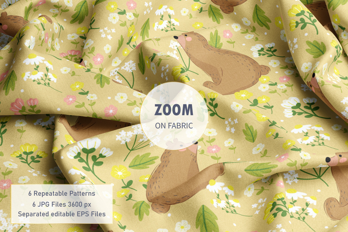 Forest and Garden Seamless Patterns, a Pattern Graphic by DrawStudio1988 (Photo 10 of 11)
