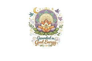 Grounded in Good Energy Wall Art