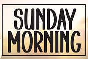 Sunday Morning | Script Font, a Script Font by Scratchones (Thumbnail 1 of 8)