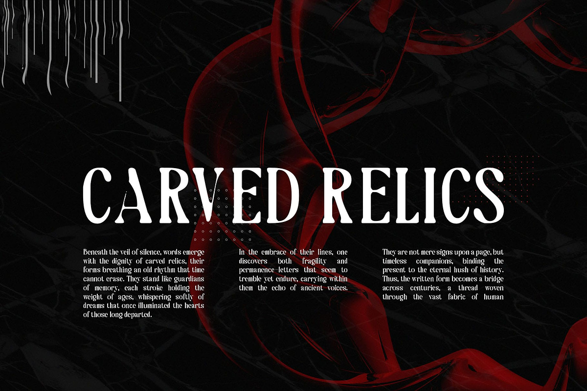 CS Balgin Drawn, a Serif Font by Craft Supply Co. (Photo 6 of 8)