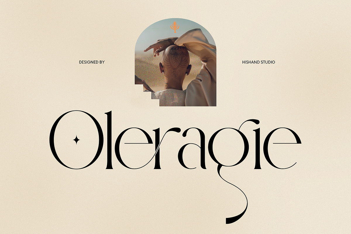 Oleragie Elegant Serif, a Serif Font by Hishand Studio (Photo 1 of 10)
