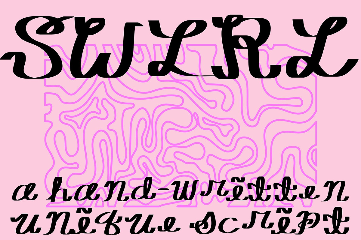 SWIRL a hand-drawn script, a Script Font by Eryn Rose Design (Photo 1 of 22)