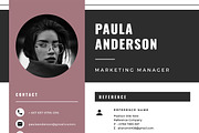 Resume Template / Cv Template, a Resume Template by Symie Design (Thumbnail 8 of 9)