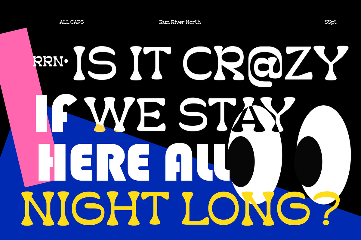Bluumra - Playful Retro Pop Font, a Font by riff.type (Photo 5 of 10)
