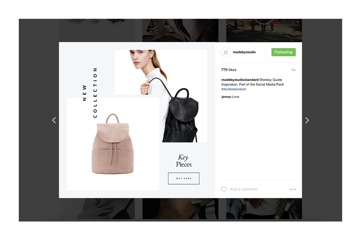 Fashion Social Media Pack, a Social Media Template by Studio Standard (Photo 6 of 8)