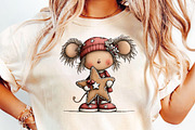 Christmas Woodland Animals Clipart, an Illustration by DreamCafeArt (Thumbnail 8 of 8)