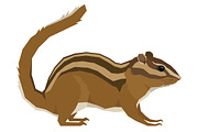 Chipmunk Forest Wildlife set, an Object Graphic by Nenilkime (Thumbnail 3 of 7)