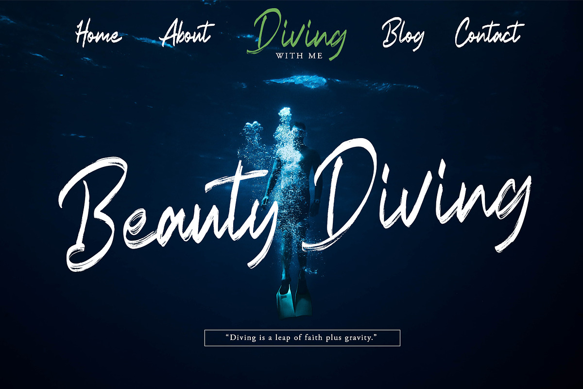 Whisper Nature - Brush Script Font preview 2